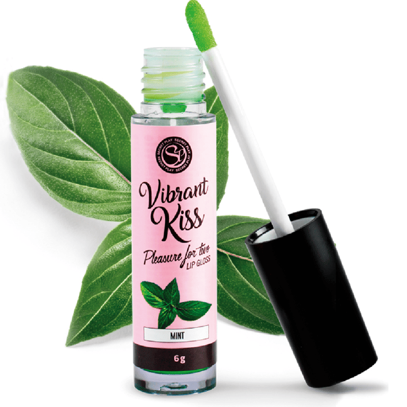 Secretplay - Lip gloss Vibrant Kiss για δονούμενα φιλιά - Μέντα