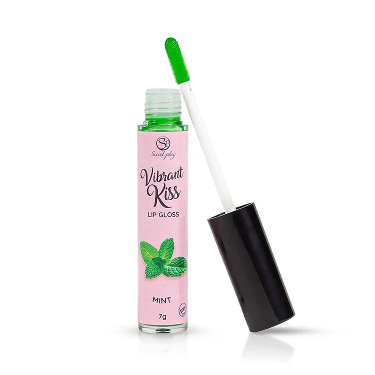 Secretplay - Lip gloss Vibrant Kiss για δονούμενα φιλιά - Μέντα - Image 3