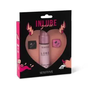 Sexitive - Ερωτικό παιχνίδι με ζάρια και Λιπαντικό 20ml