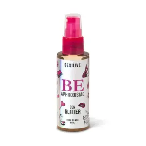 Sexitive – Σπρέι σώματος φερομόνης BE APHRODISIAC με glitter 60ml